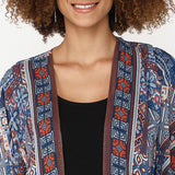 Meander Kimono - Indigo