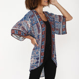 Meander Kimono - Indigo