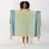 Anchored Jacquard Wrap