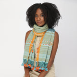 Anchored Jacquard Wrap