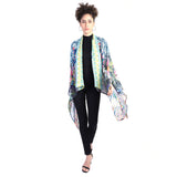 Teal Sky Eden Kimono - Teal