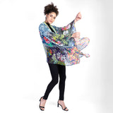 Teal Sky Eden Kimono - Teal