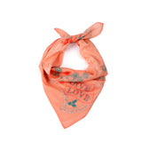 Give Love Cotton Bandana - Soft Coral