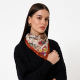 RETRO BLOOM BANDANA- CREAM