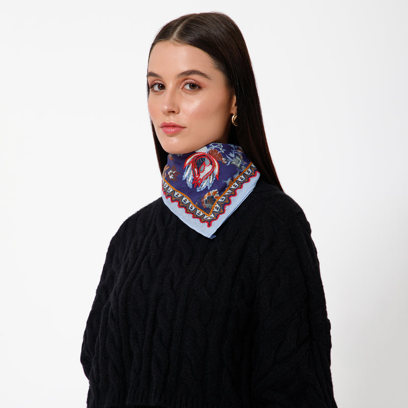 BLOOMKARI BANDANA- PURPLE