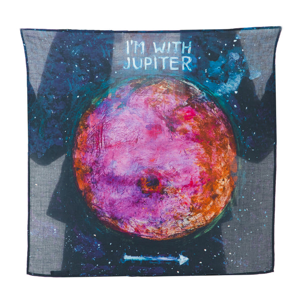 Colette Miller I'm With Jupiter Bandana - Blue Pink