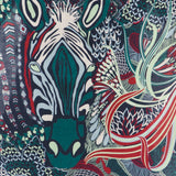 Distinctive Zebra Bandana - Navy Blue