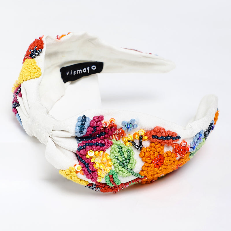 Liberty Floral Embroidered Headband