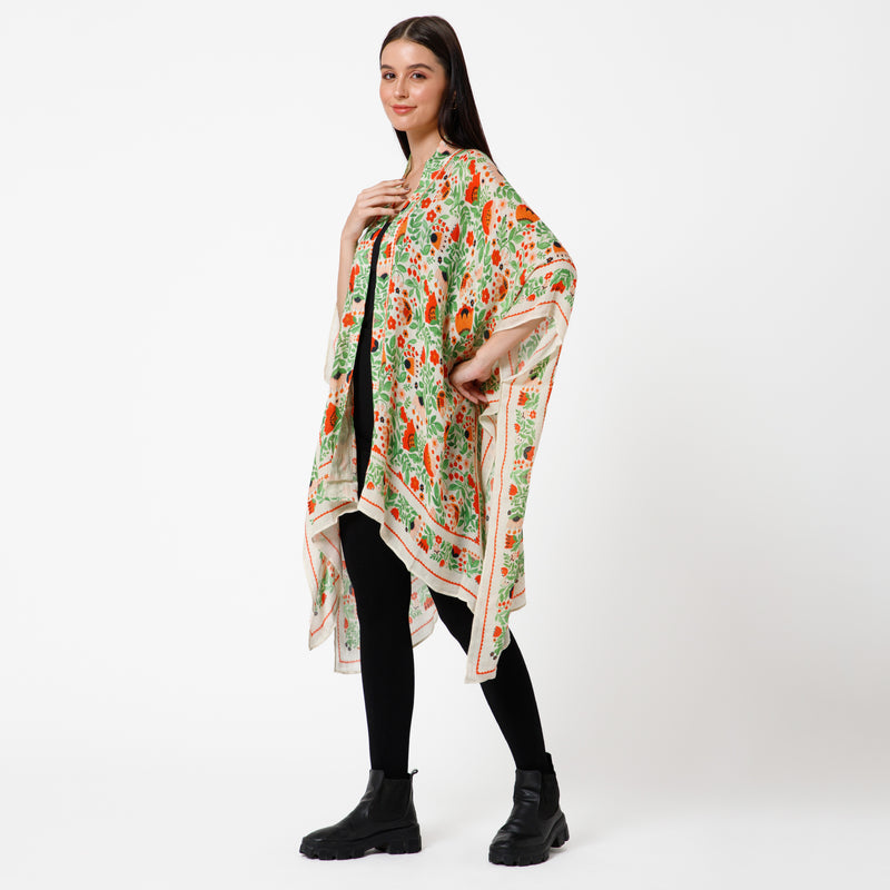 Dinara Mirtalipova Coral Bells Kimono - Jasmine White