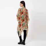 Dinara Mirtalipova Sunshine Bouquet Loose Kimono in Kelly Green