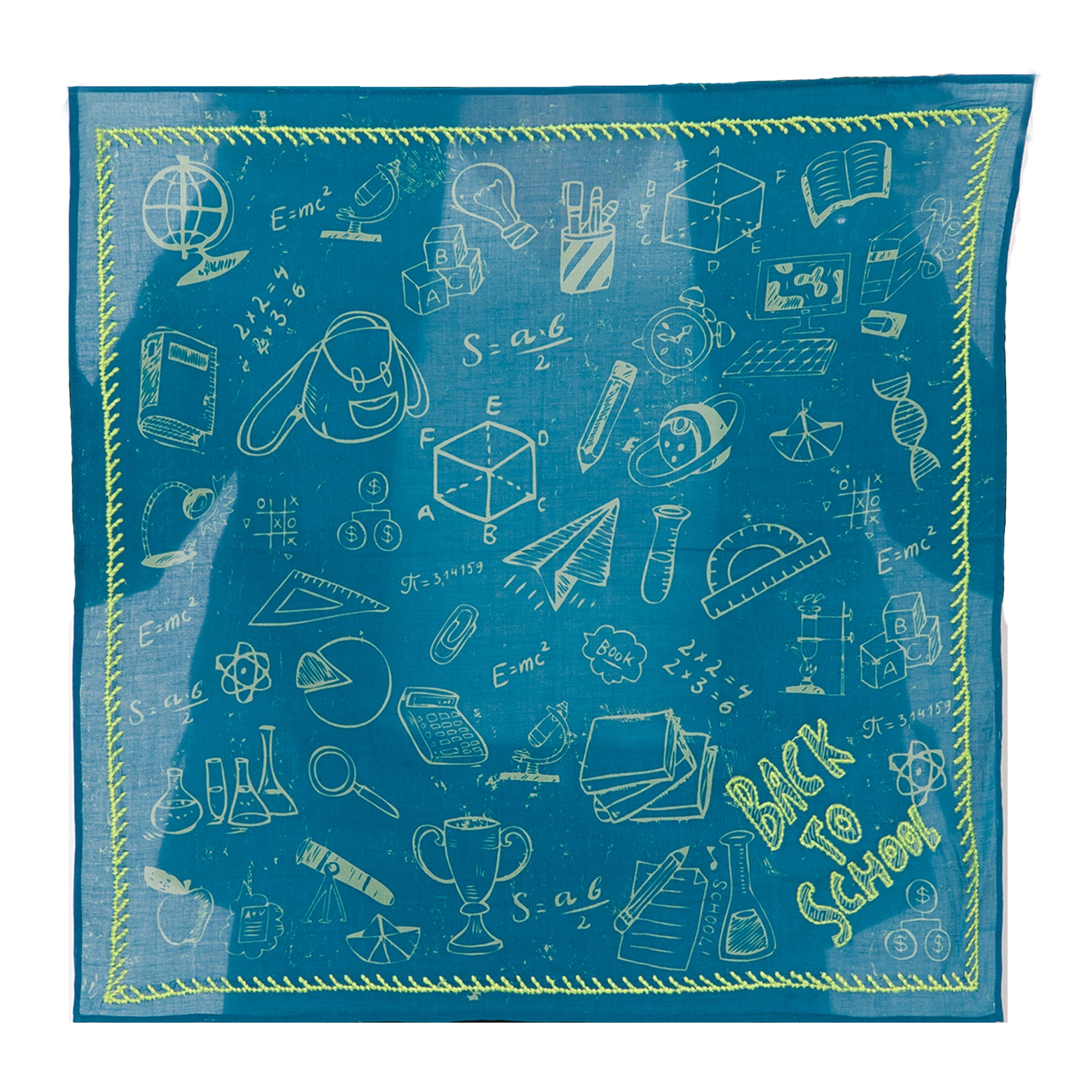 BACK TO SCHOOL BANDANA - TEAL