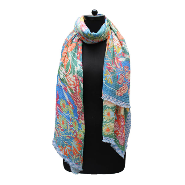 SPRING GODDESS SCARF - PURPLE