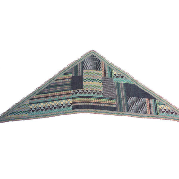 Bohemian Dreams Triangle Scarf - Blue