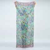 Enchanting Fern Scarf - Blue Green