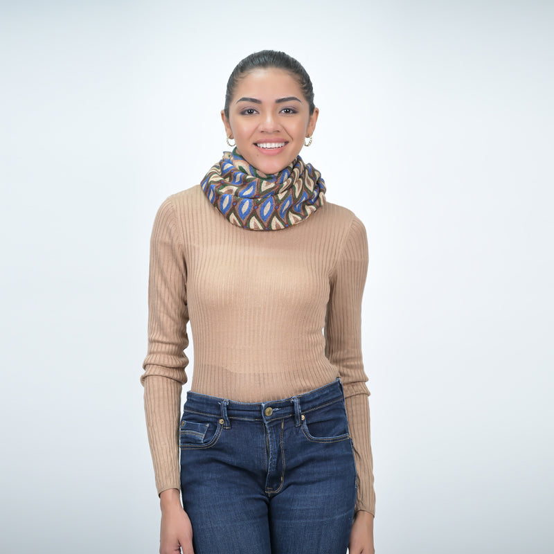 Kaleidoscope Gaze Scarf - Golden Yellow