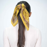 Ditsy Floral Embroidered Bandana - Antique Moss