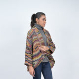 The Willow Jacquard Kimono - Violet