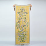 Divine Flora Woven Scarf  - Antique Moss