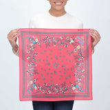 Good Karma Embroidered Bandana - Mineral Red