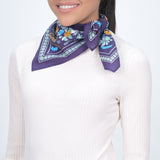 Good Karma Embroidered Bandana - Sweet Grape