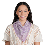 Botanical Blossom Bandana - Purple