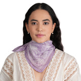 Botanical Blossom Bandana - Purple