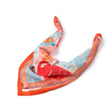 Like a Fish in Water Cotton Bandana - Red