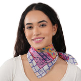 Floracion Cotton Bandana - Violet Storm