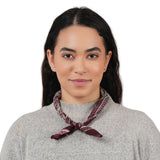 Floral Collage Cotton Bandana – Wine