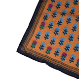 Heritage Bloom Embroidered Bandana - Mustard Yellow