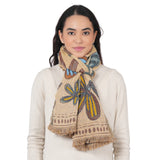 Canyon Petal Embroidered Scarf - Desert Yellow