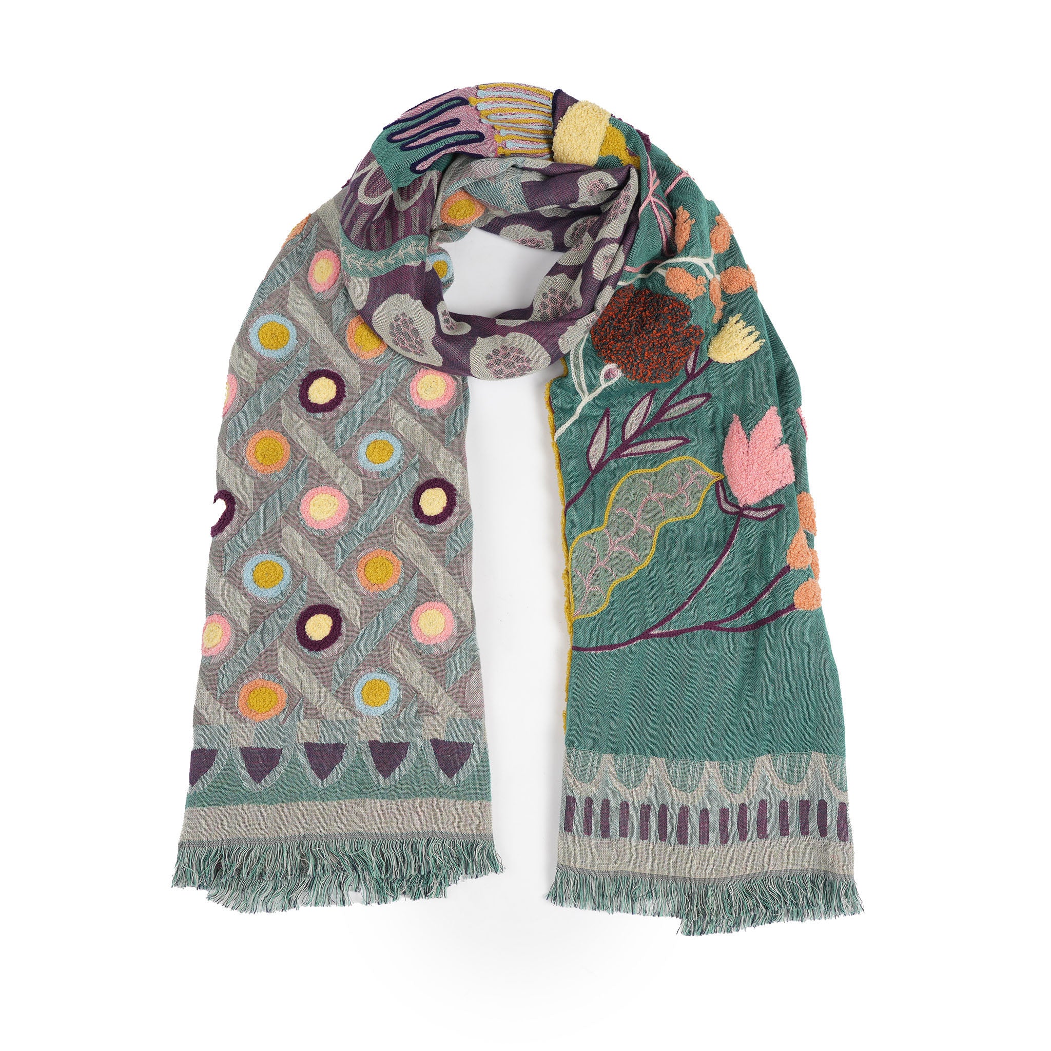 Dustflower Scarf - Cosmic Plum
