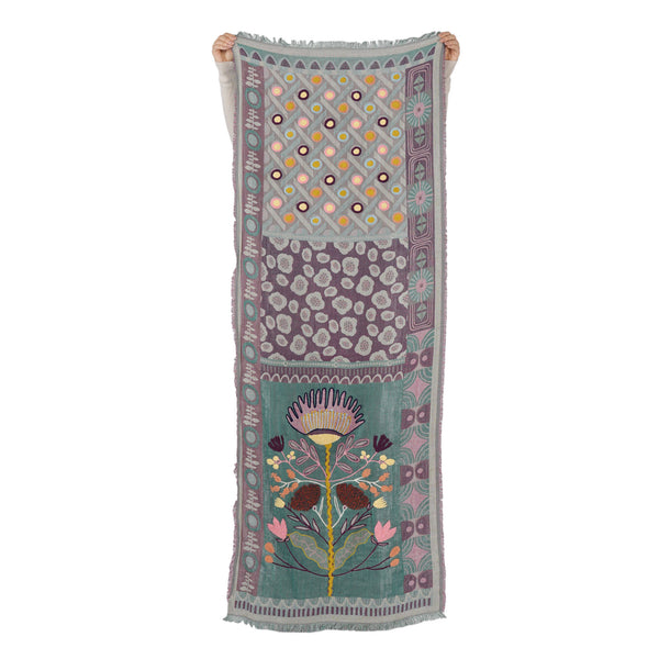 Dustflower Scarf - Cosmic Plum
