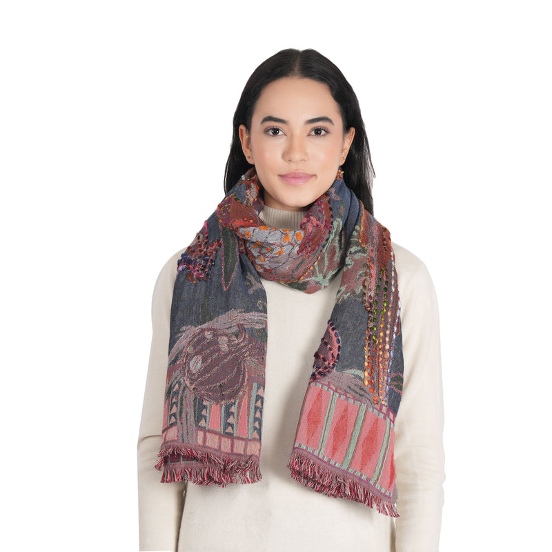 Perch Haven Scarf - Moroccan Blue