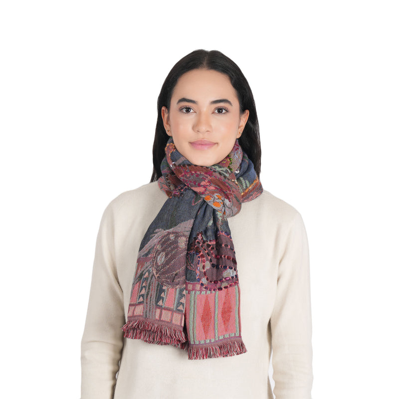 Perch Haven Scarf - Moroccan Blue