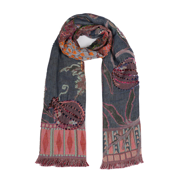 Perch Haven Scarf - Moroccan Blue