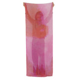 Ombré Cashmere Silk Scarf - Salsa Red