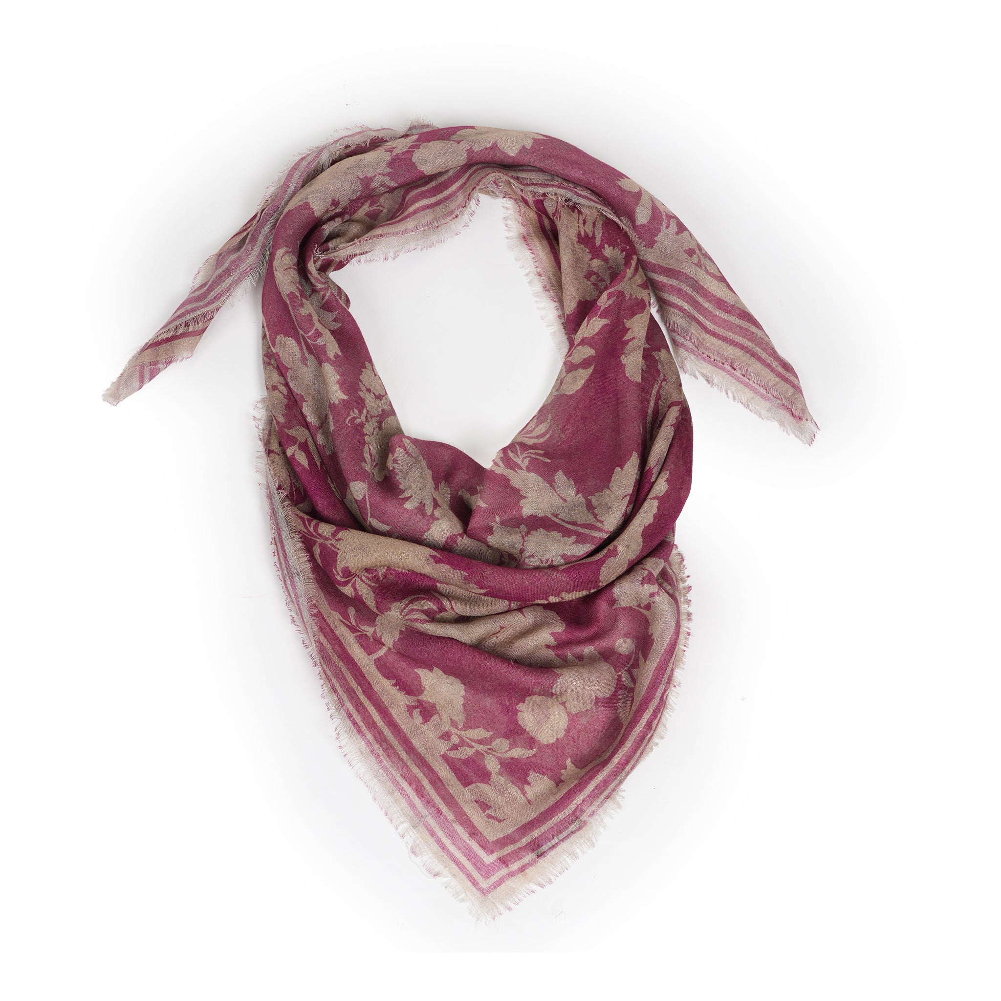 Garden Whisper Lightweight Scarf - Cuban Sand