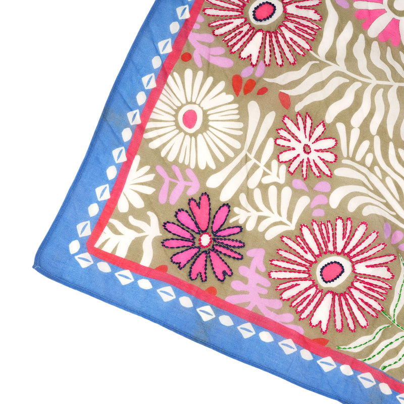 Dakota Floral Bandana - Pear
