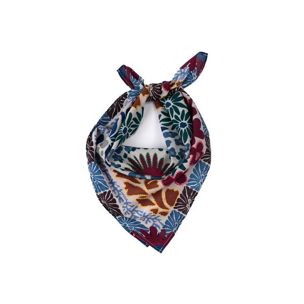 Clovewood Floral Bandana - White
