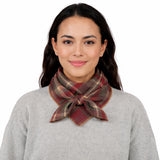 Cabin core Plaid Bandana -  Dark Olive