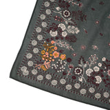 Rodeo Lassie Embroidered Bandana - Dusty Olive
