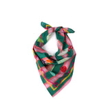 Cheers & Charms Cocktail Bandana - Dark Green