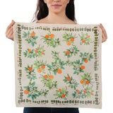 Citrus Blossom Garden Bandana - Cream