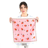 Strawberry Sweetheart Bandana - Pink