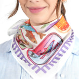 Tinned Treasures Bandana - Purple