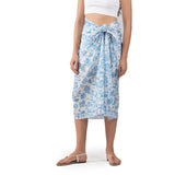 Indigo Vines Scarf - Blue
