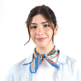 La Dolce Vita Escape Bandana - Ivory Blue
