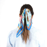 La Dolce Vita Escape Bandana - Ivory Blue