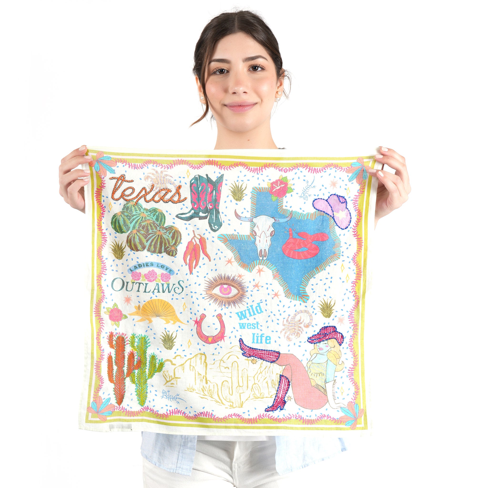Wild West Spirit Bandana - Vanilla